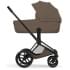 Коляска Cybex Priam V Matt Black Style Collection 2 в 1 Coconut Brown