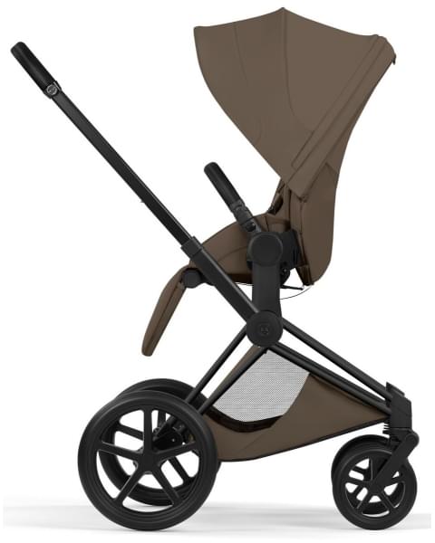 Коляска Cybex Priam V Matt Black Style Collection 2 в 1 Coconut Brown