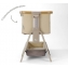 Колыбель приставная Tutti Bambini CoZee Air 2 с колесами Toasted Oak/Sand