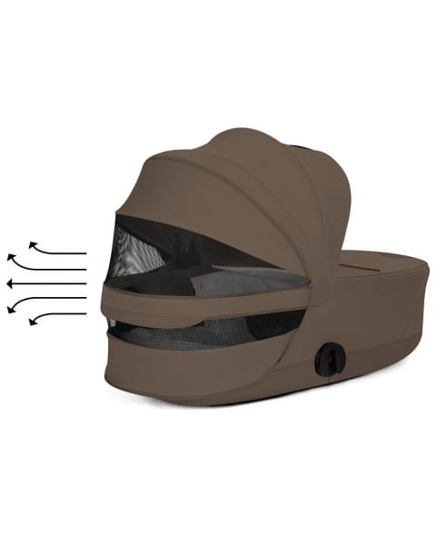 Коляска Cybex Priam V Rosegold Style Collection 2 в 1 Coconut Brown