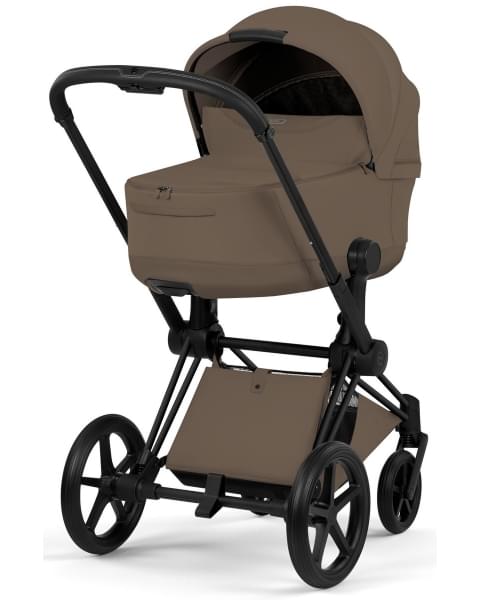 Коляска Cybex Priam V Matt Black Style Collection 2 в 1 Coconut Brown