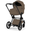 Коляска Cybex Priam V Matt Black Style Collection 2 в 1 Coconut Brown