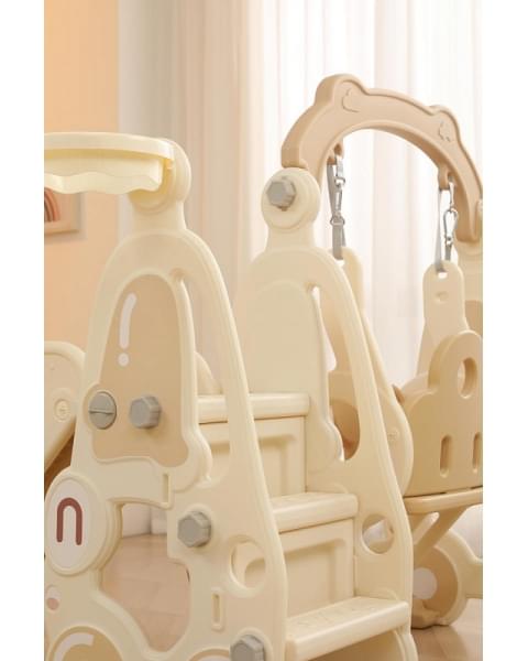 Горка с качелями UNIX Kids Car Camel