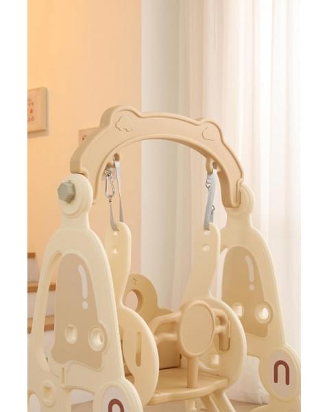 Горка с качелями UNIX Kids Car Camel