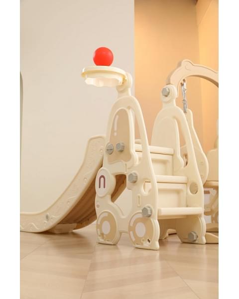 Горка с качелями UNIX Kids Car Camel