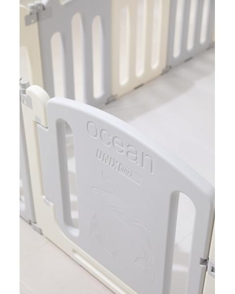 Манеж UNIX Kids Ocean 225x188 см Grey