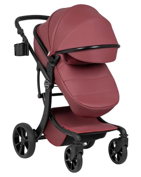 Коляска трансформер Aimile Adventurer бургунди-темный