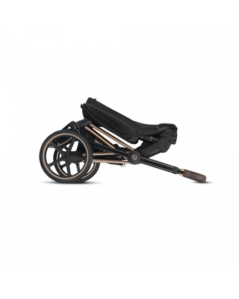 Коляска 3 в 1 Cybex Priam III Jewels of Nature шасси Rose Gold, Jewels of Nature (Темно-синий)