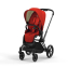 Коляска прогулочная Cybex Priam IV шасси Matt Black, Autumn Gold (Оранжевый)