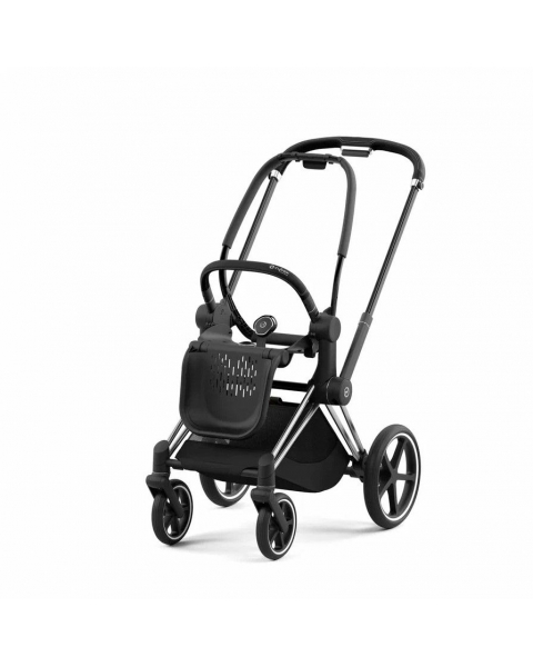 Коляска прогулочная Cybex Priam IV шасси Chrome Black, Autumn Gold (Оранжевый)