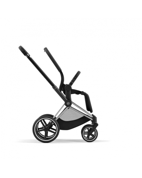 Коляска прогулочная Cybex Priam IV шасси Chrome Black, Autumn Gold (Оранжевый)