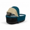Коляска 3 в 1 Cybex Priam IV шасси Chrome Black, Mountain Blue (Синий)