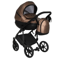 Коляска 2 в 1 Tutis Mimi Style Galaxy, Brown Metallic (389)