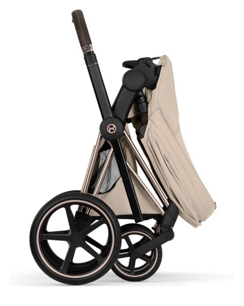 Коляска Cybex Priam V Rosegold Style Collection 2 в 1 Cozy Beige