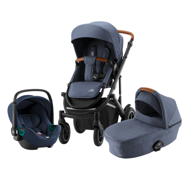 Коляска 3 в 1 Britax Roemer Smile III, Indigo Blue (Синий)