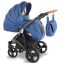 Детская коляска Sevillababy Ravento Eco 2 в 1 RVE-10 серебро экокожа