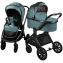 Детская коляска AmaroBaby Motus Premium Ecco 3 в 1 с автокреслом Rant Miro лагуна
