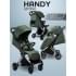 Прогулочная коляска Amarobaby Handy, зеленый/серебряный