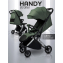 Прогулочная коляска Amarobaby Handy, зеленый/серебряный