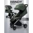 Прогулочная коляска Amarobaby Handy, зеленый/серебряный