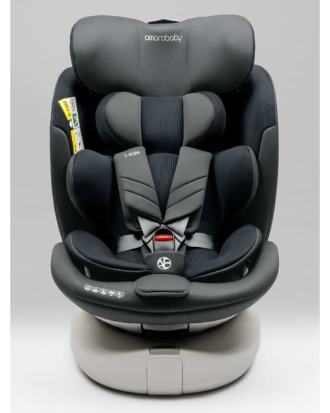 Детское удерживающее устройство Amarobaby Defender, i-Size, 40-150 см, серый