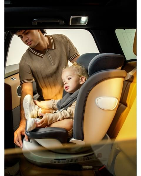 Детское удерживающее устройство Amarobaby Defender, i-Size, 40-150 см, серый