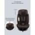 Автокресло детское AMAROBABY Brilliant ISOFIX класс D, группа 0+/1/2/3, (коричневый)