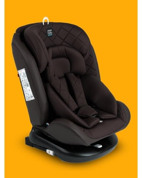 Автокресло детское AMAROBABY Brilliant ISOFIX класс D, группа 0+/1/2/3, (коричневый)