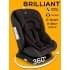 Автокресло детское AMAROBABY Brilliant ISOFIX класс D, группа 0+/1/2/3, (коричневый)