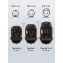 Автокресло детское AMAROBABY Brilliant ISOFIX класс D, группа 0+/1/2/3, (коричневый)