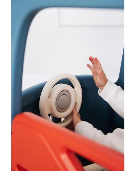 Игровой комплекс с горкой UNIX Kids Bus 171 см Red