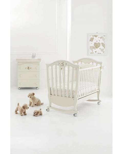 Детская кроватка Erbesi Brigette слоновая кость