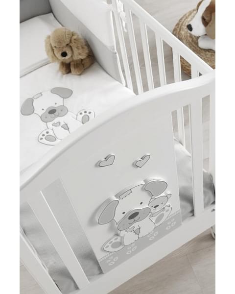 Детская кровать Erbesi Jack белый/серый