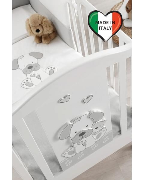 Детская кровать Erbesi Jack белый/серый