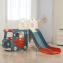Игровой комплекс с горкой UNIX Kids Bus 171 см Red