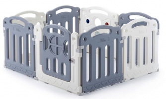 Манеж UNIX Kids Classic 126x120 Grey