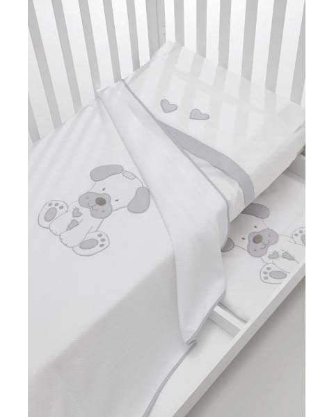 Детская кровать Erbesi Jack белый/серый