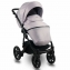 Коляска 3 в 1 Bexa Ideal, ID 06 (Светло-розовый + Серая Кожа)