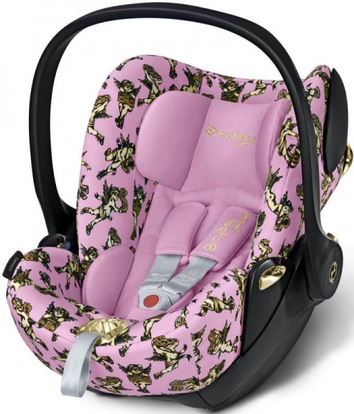 Автокресло Cybex Cloud Z i-Size (0-13 кг), FE JS Cherubs Pink (Розовый с рисунком)