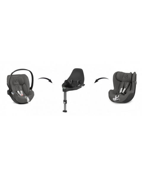 Автокресло Cybex Cloud Z i-Size (0-13 кг), FE JS Cherubs Pink (Розовый с рисунком)