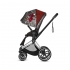 Коляска 3 в 1 Cybex Priam III Rebellious шасси Chrome Brown, Rebellious (Черно-белый / Красный)