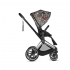 Коляска 3 в 1 Cybex Priam III Rebellious шасси Chrome Brown, Rebellious (Черно-белый / Красный)