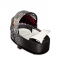 Коляска 3 в 1 Cybex Priam III Rebellious шасси Rose Gold, Rebellious (Черно-белый / Красный)