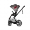 Коляска 3 в 1 Cybex Priam III Rebellious шасси Rose Gold, Rebellious (Черно-белый / Красный)