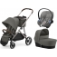 Коляска 3 в 1 Cybex Gazelle S шасси Taupe, Soho Grey (Серый)