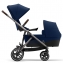 Коляска 3 в 1 Cybex Gazelle S шасси Taupe, Soho Grey (Серый)