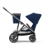 Коляска 3 в 1 Cybex Gazelle S шасси Taupe, Soho Grey (Серый)