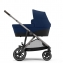 Коляска 3 в 1 Cybex Gazelle S шасси Taupe, Soho Grey (Серый)