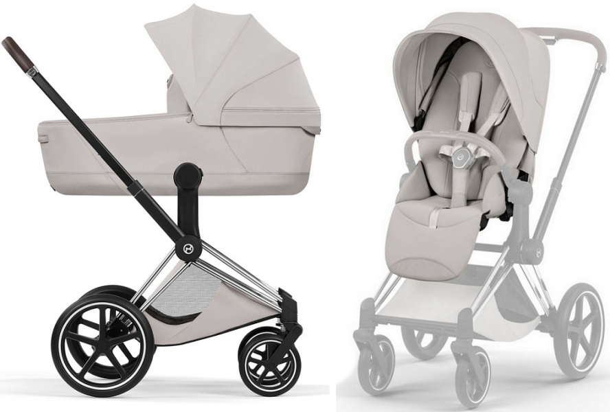 Коляска Cybex Priam V Chrome Style Collection 2 в 1 City Grey