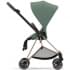 Cybex Mios III прогулочная коляска, шасси Rosegold, Leaf Green